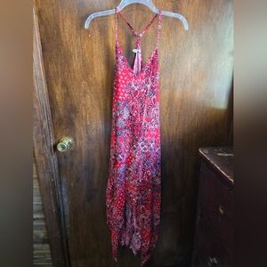 Maurices Vibrant Red Patterned Dress